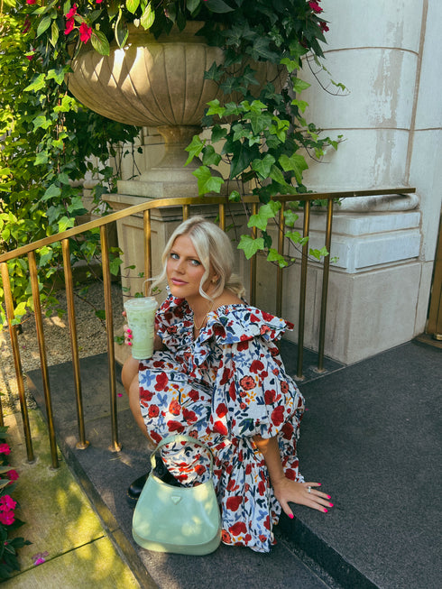 Dream Girl Dress // Red Floral